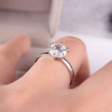 Fashion Women Jewelry Filled Wedding Engagement Crystal Ring