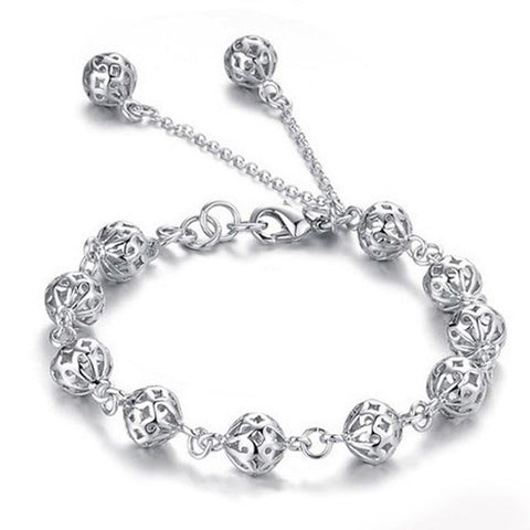 Women'S Cutout Bracelet Exquisite Ball Bracelet